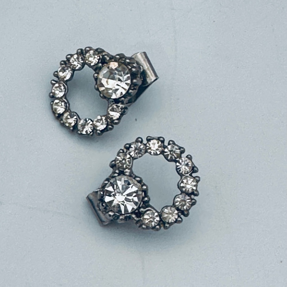Vintage Rhinestone Shoe Clips